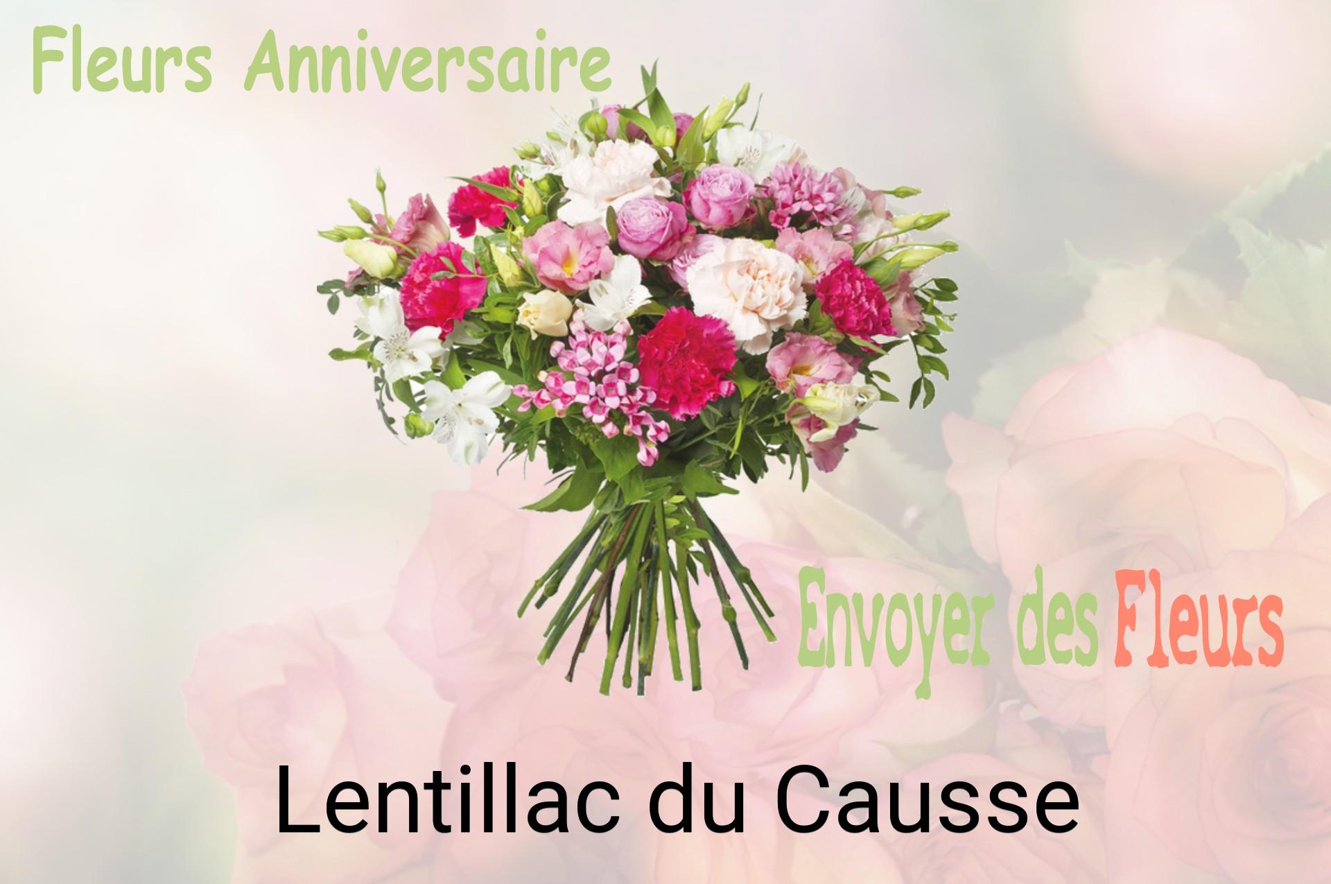 Bouquet de fleurs d’anniversaire livré à Lentillac-du-Causse