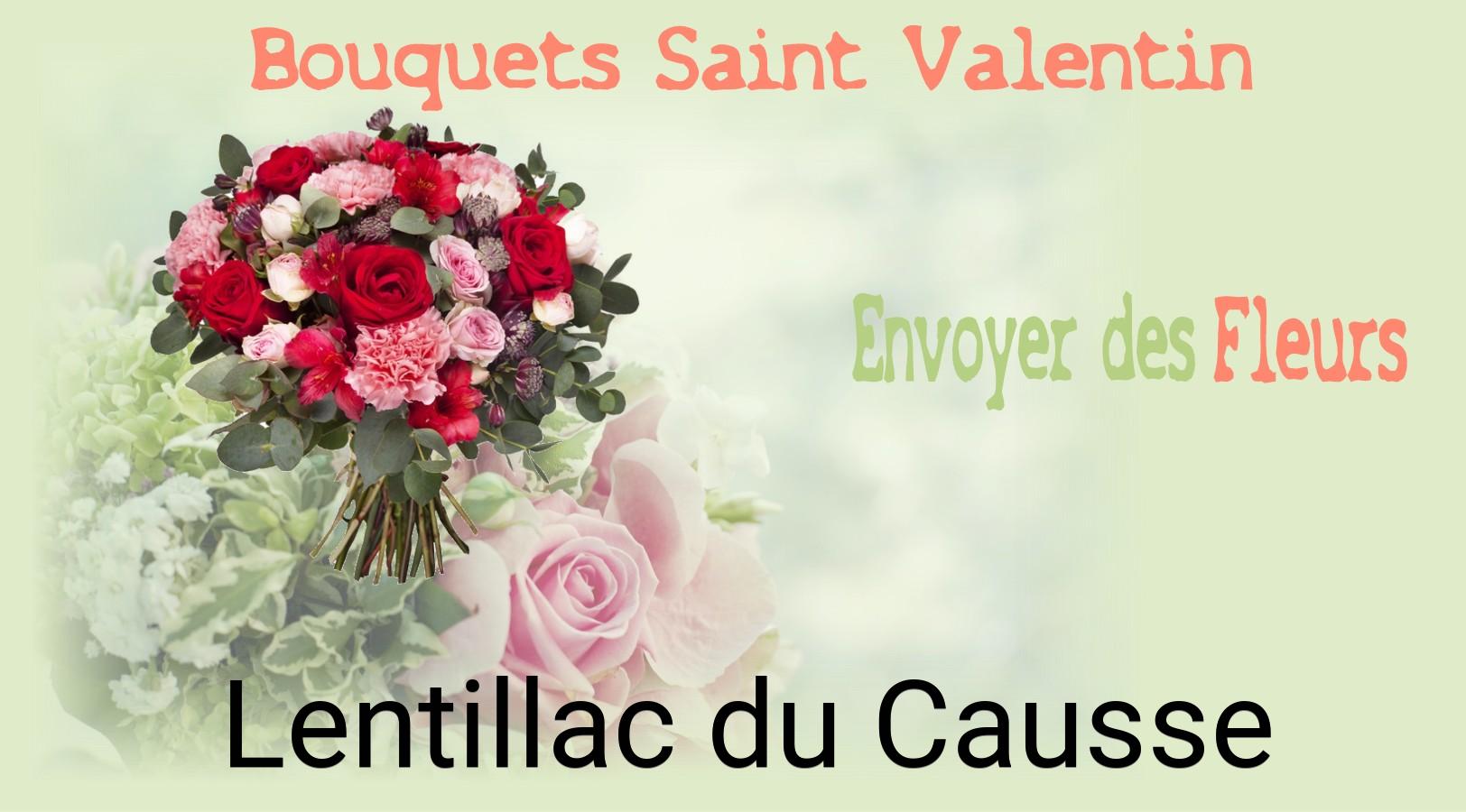 Roses de Saint-Valentin livrées à Lentillac-du-Causse